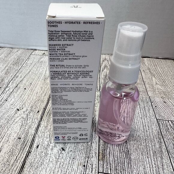 Earth Harbor Tidal Rose Seaweed Hydration Mist 0.68 fl oz/20 ml Travel Size NEW - Picture 2 of 3